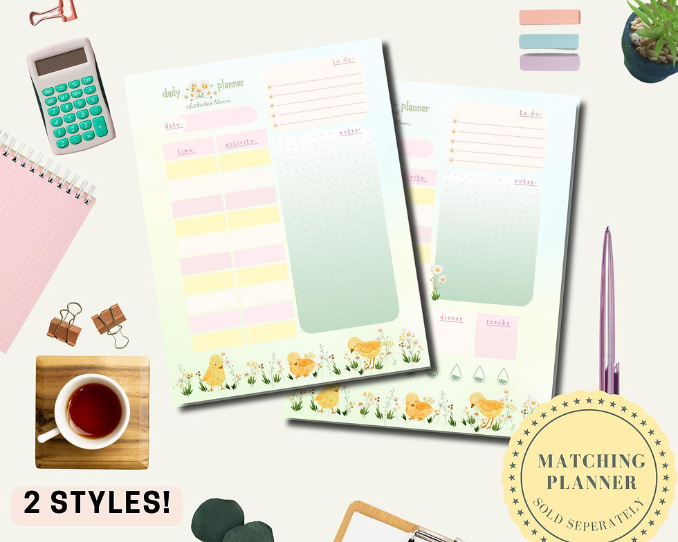 Thumbnail: Chickadee Bloom Let's Do This Notepad