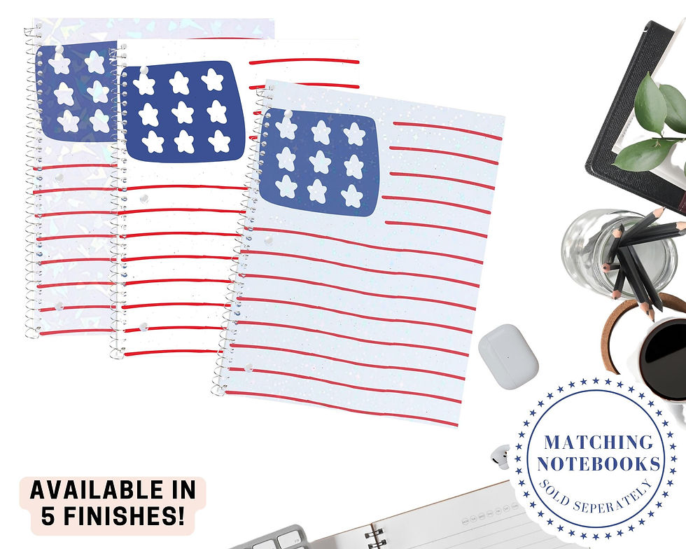 Thumbnail: Stars and Stripes Monthly Planner Notepad