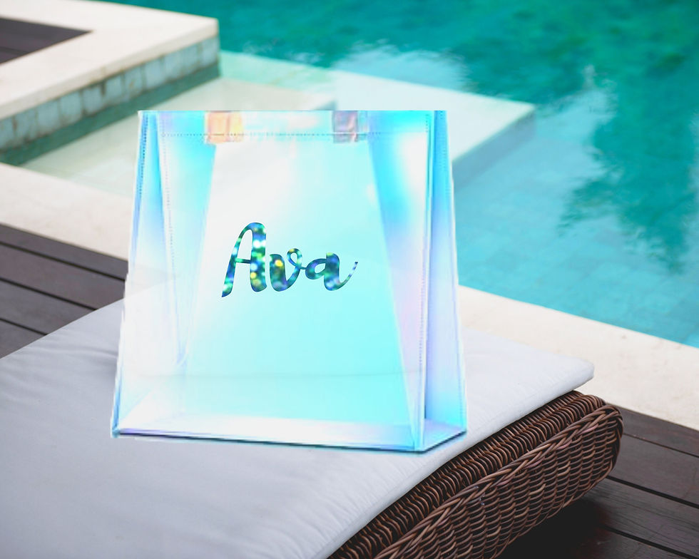 Thumbnail: Personalized Waterproof Tote Bag
