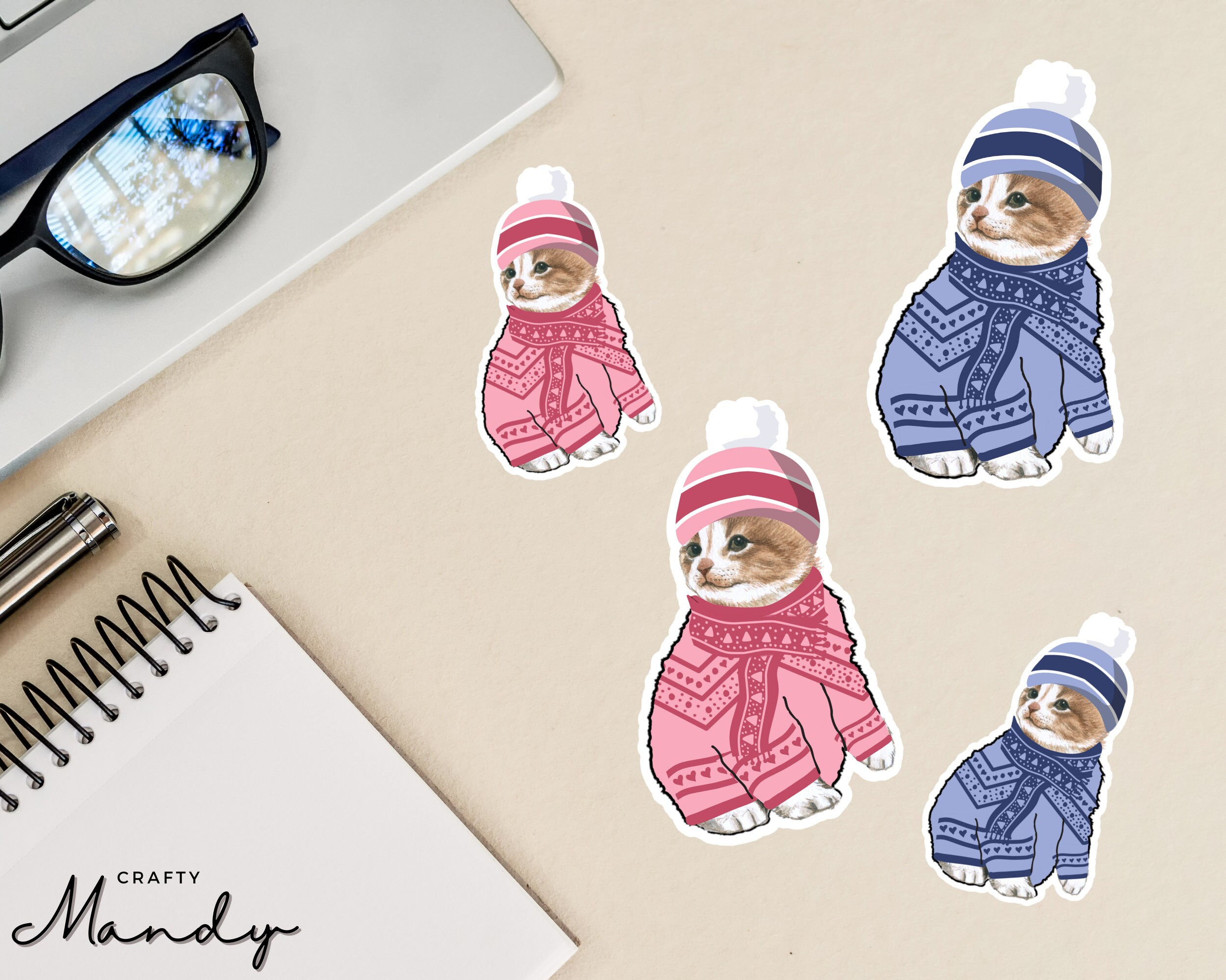 Cozy Cat Decal Sticker Decal