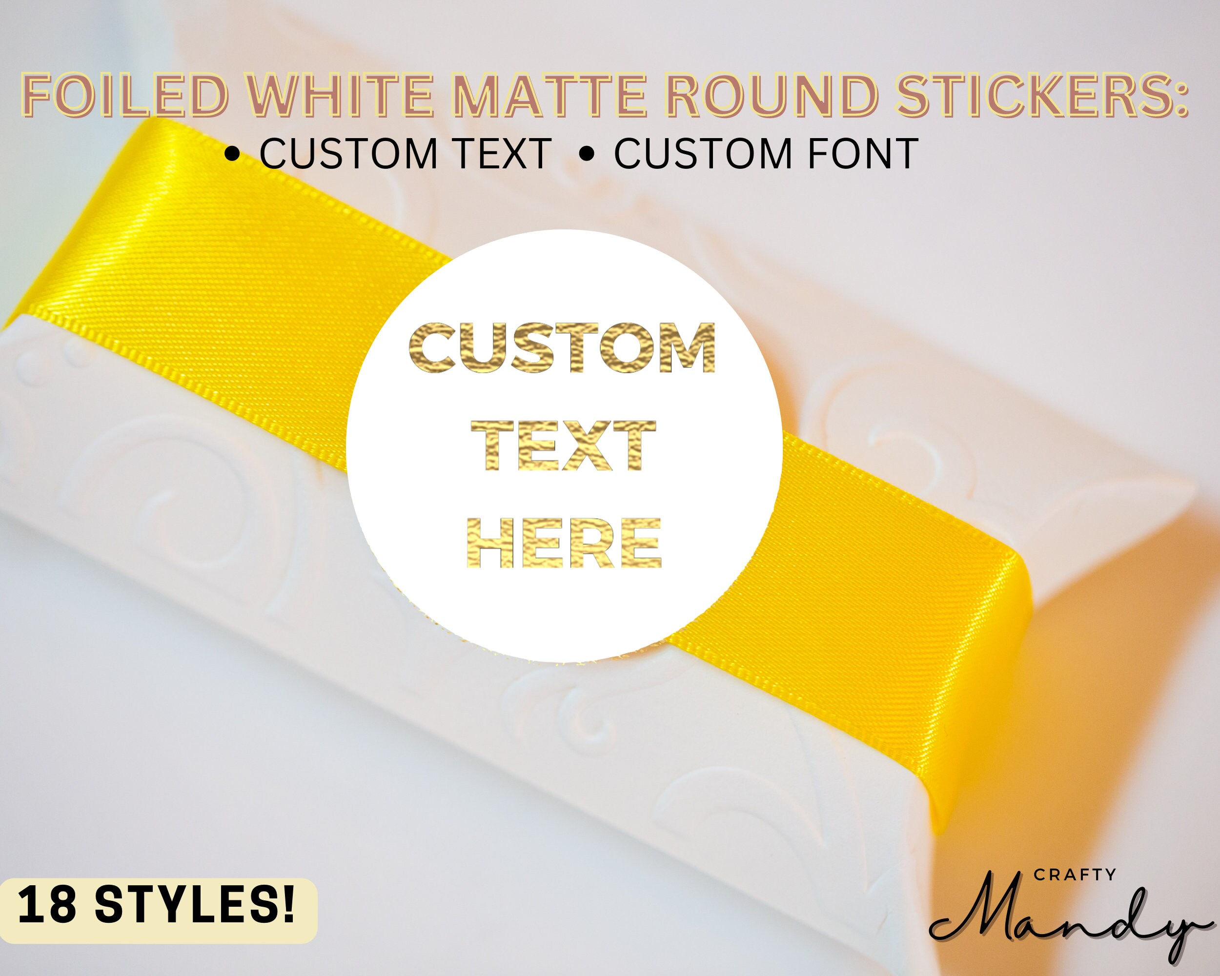 Custom Foil Round Envelope Seals