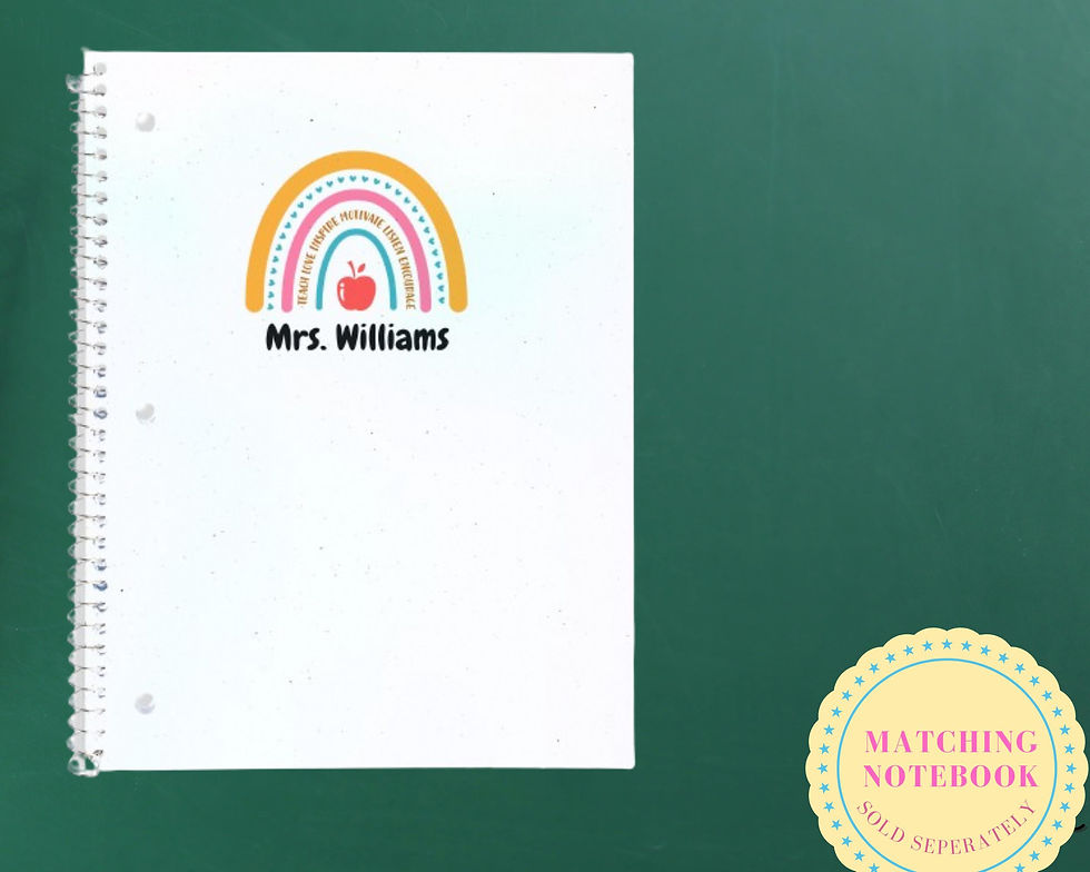 Thumbnail: Teacher Appreciation Rainbow Name Sticky Notes