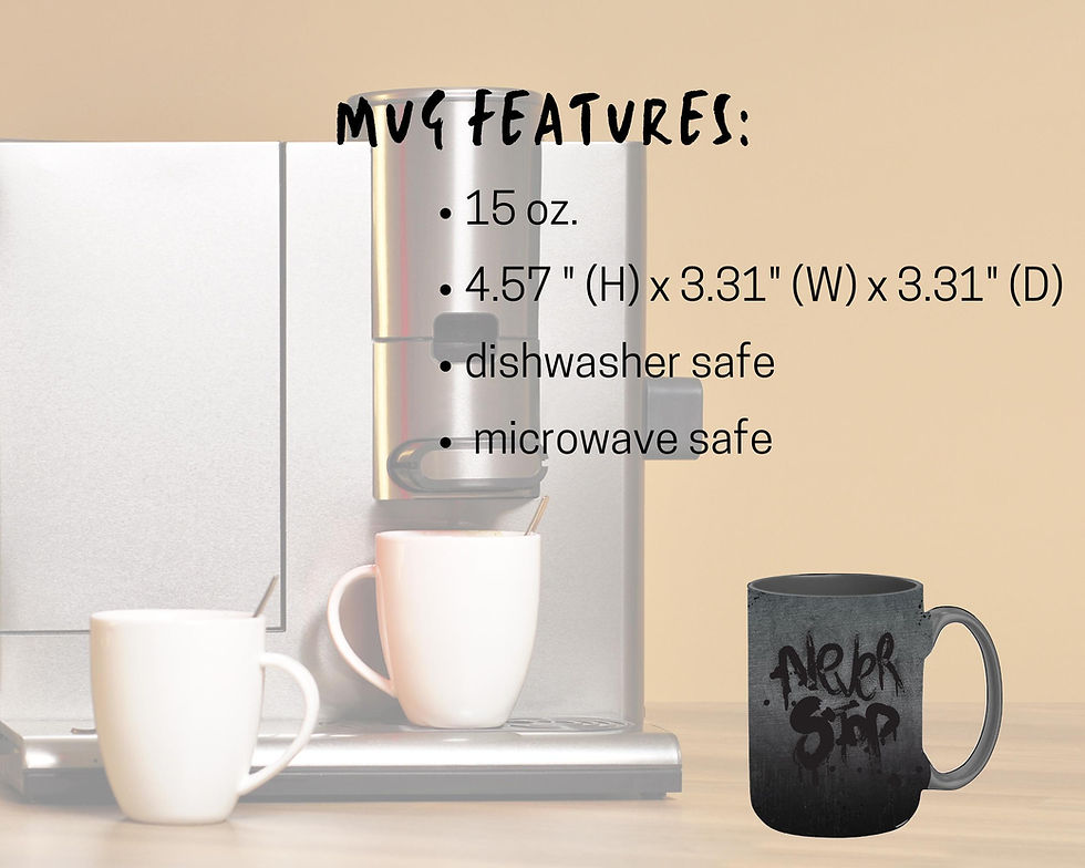 Thumbnail: Midnight Grunge Ceramic Mug