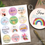 Thumbnail: Girly Positivity Kids Reward Stickers 12 pc Set | kids stickers