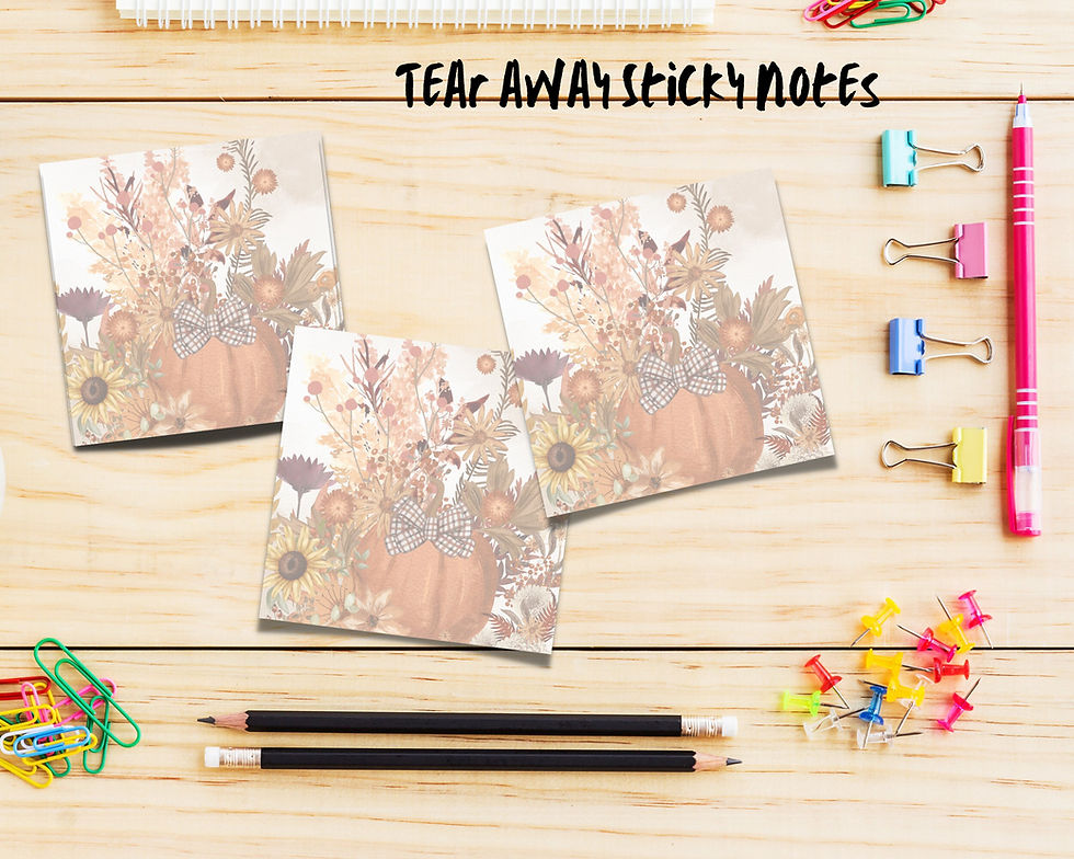 Thumbnail: Fall Harvest Sticky Notes