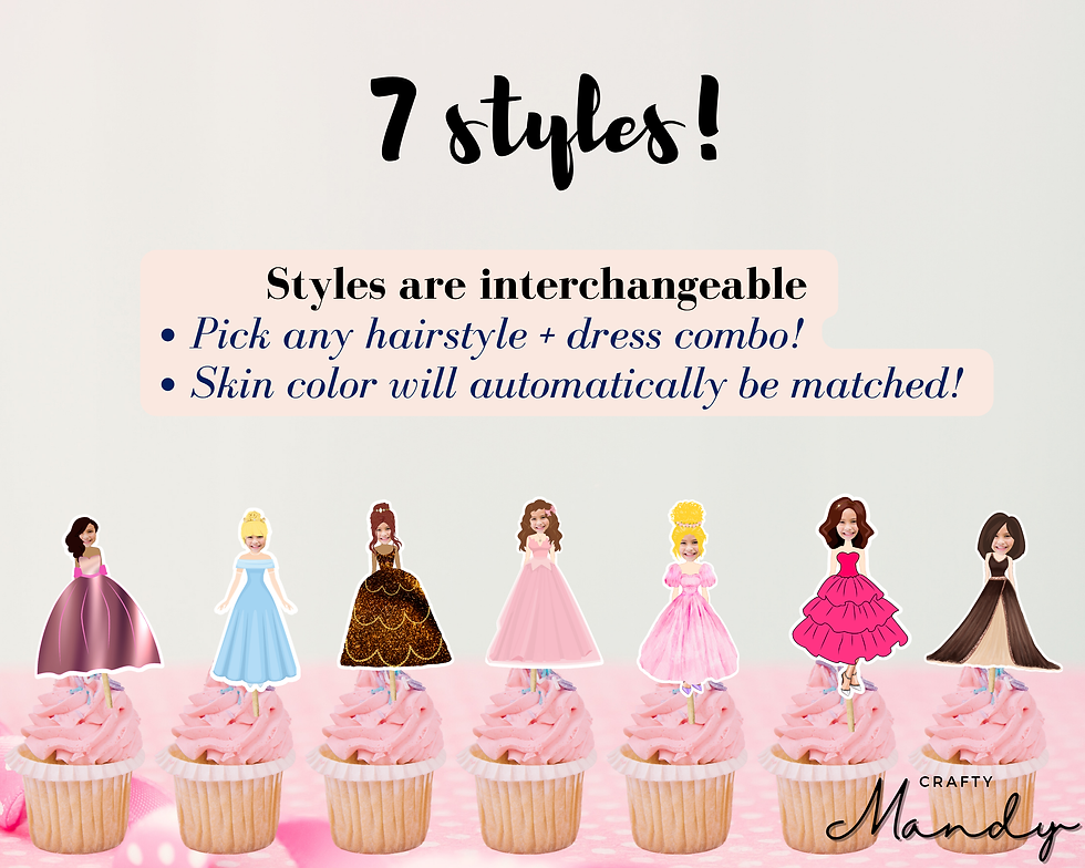 Thumbnail: Personalized Princess Photo Confetti | Custom Birthday Party Confetti