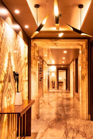 photo of the lobby in a luxury property in Gurgaon