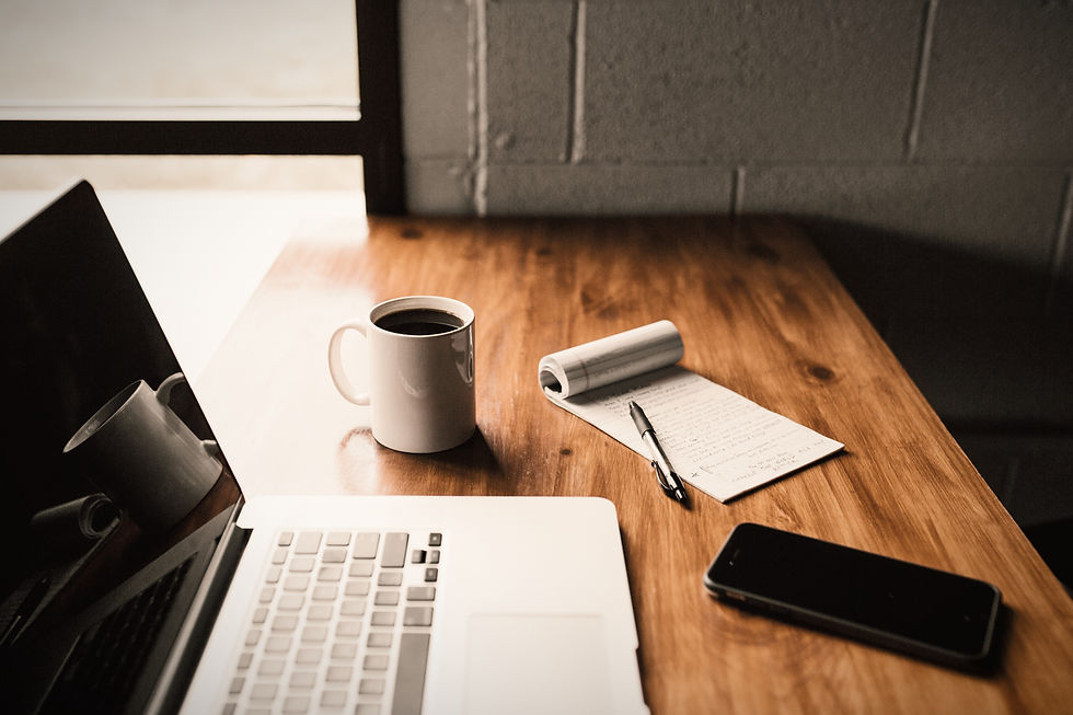 Workspace With Laptop