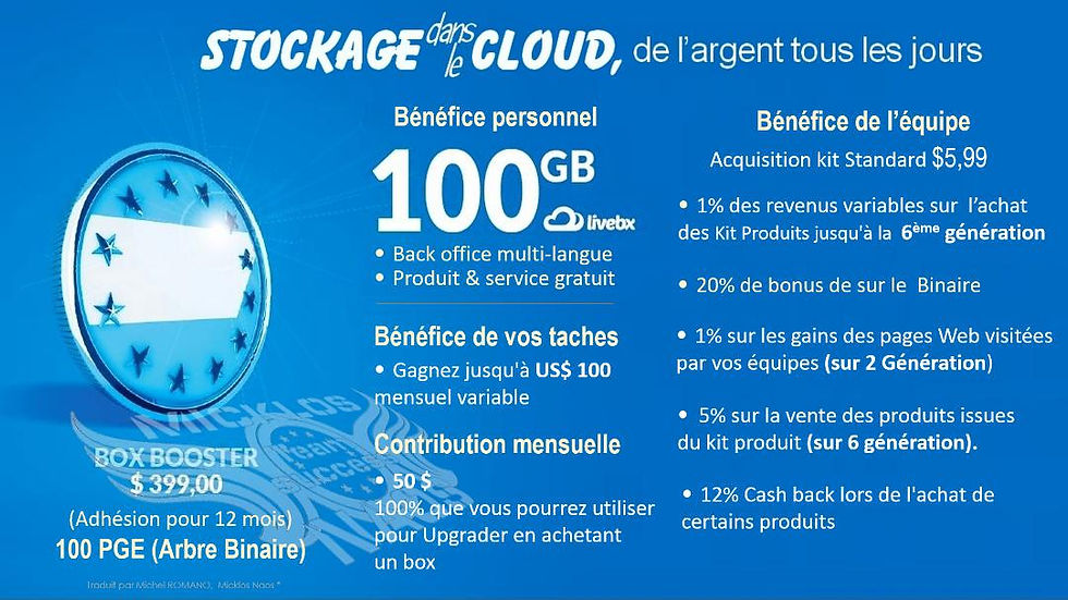Pack Booster LiveBX