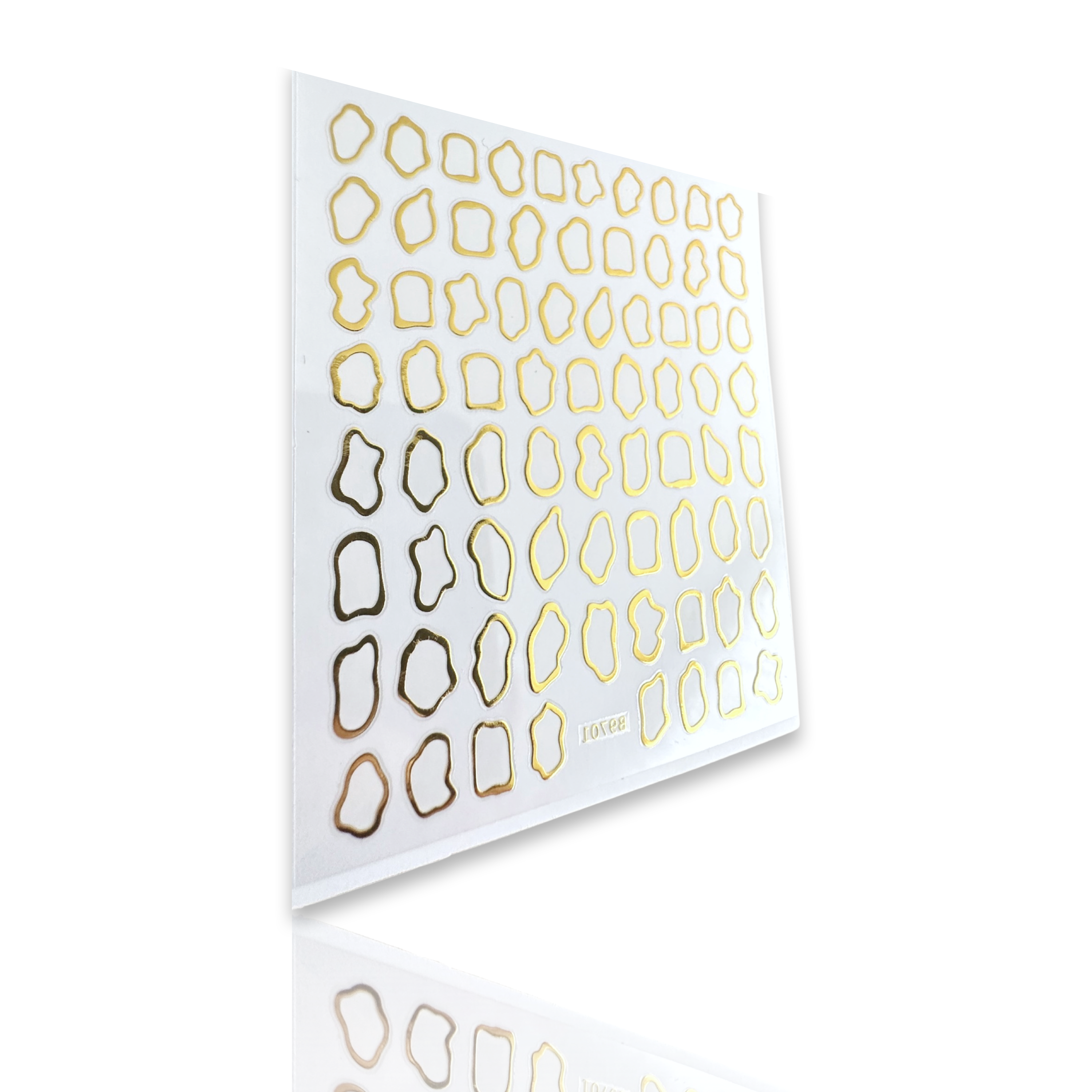 Nail Sticker GOLD FRAME