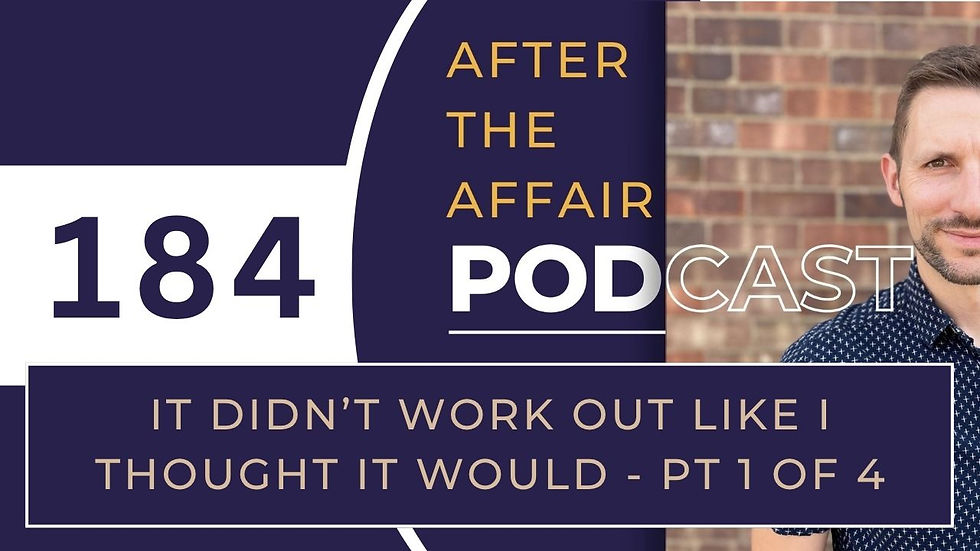 it didn't work out like I thought