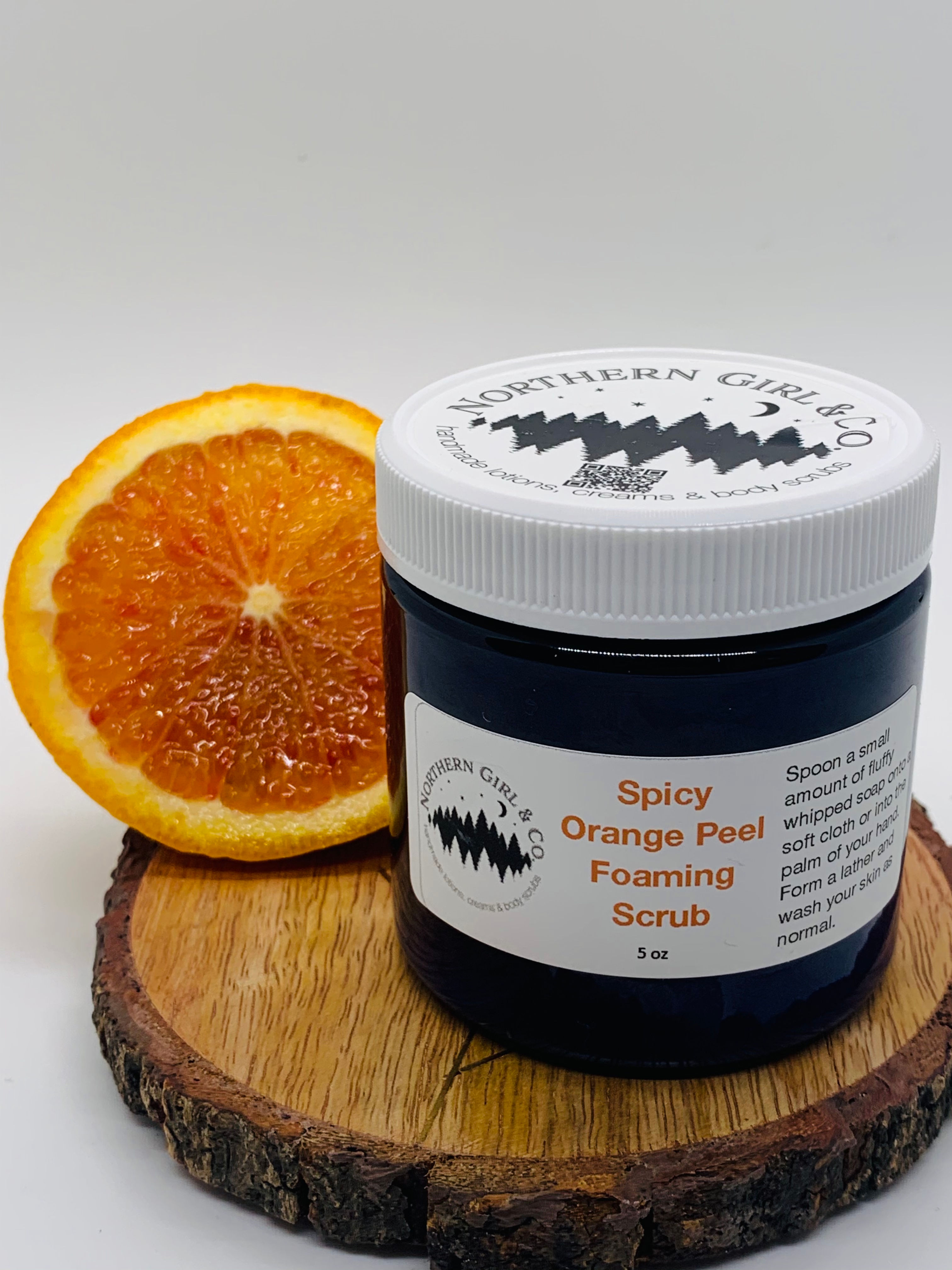 Spicy Orange Peel Foaming Scrub