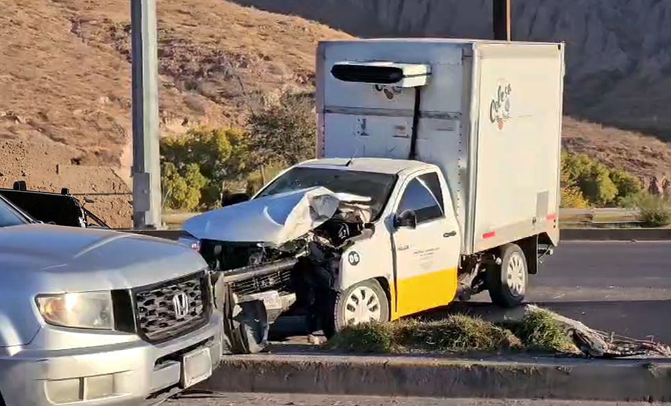 Accidente vial en Chihuahua