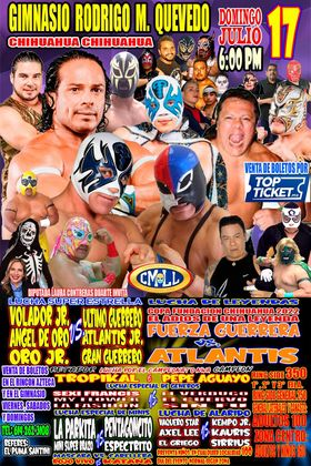 Gran lucha del CMLL en el M Quevedo