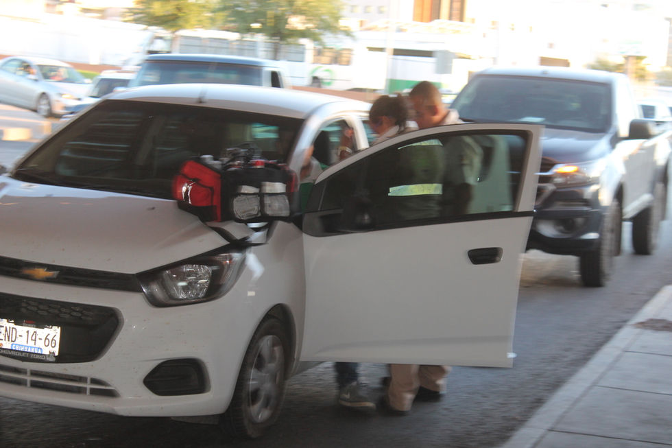VIDEO: Un lesionado por choque en la Teófilo Borunda