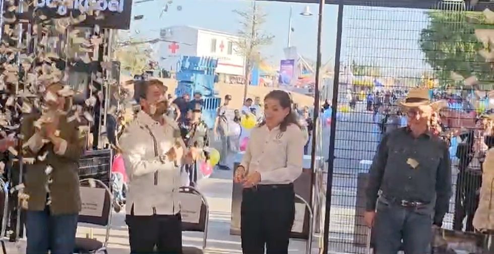 (video) Secretario de Turismo encabeza inauguración de la Feria de Santa Rita 2024