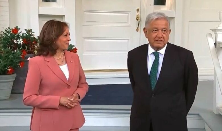 Vicepresidenta de EU recibe al Presidente López Obrador