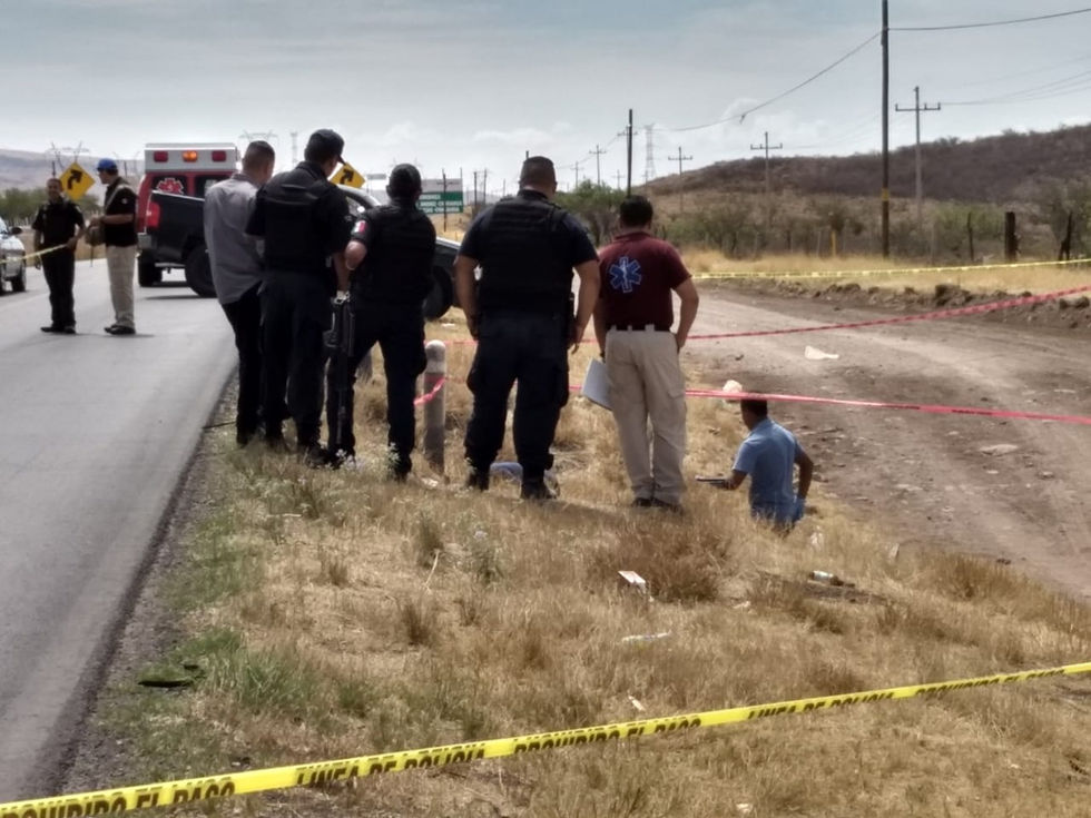 Presenta huellas de tortura persona sin vida de la carretera a Delicias