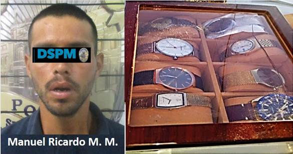 Presenta Policía Municipal acusado de robo en una vivienda de Villa Dorada