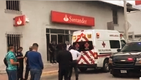 Asalto y toma de rehenes en un Banco de Durango