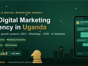 AI digital marketing agency in Uganda helping Kampala businesses grow with WhatsApp automation, SEO and CRM systems.