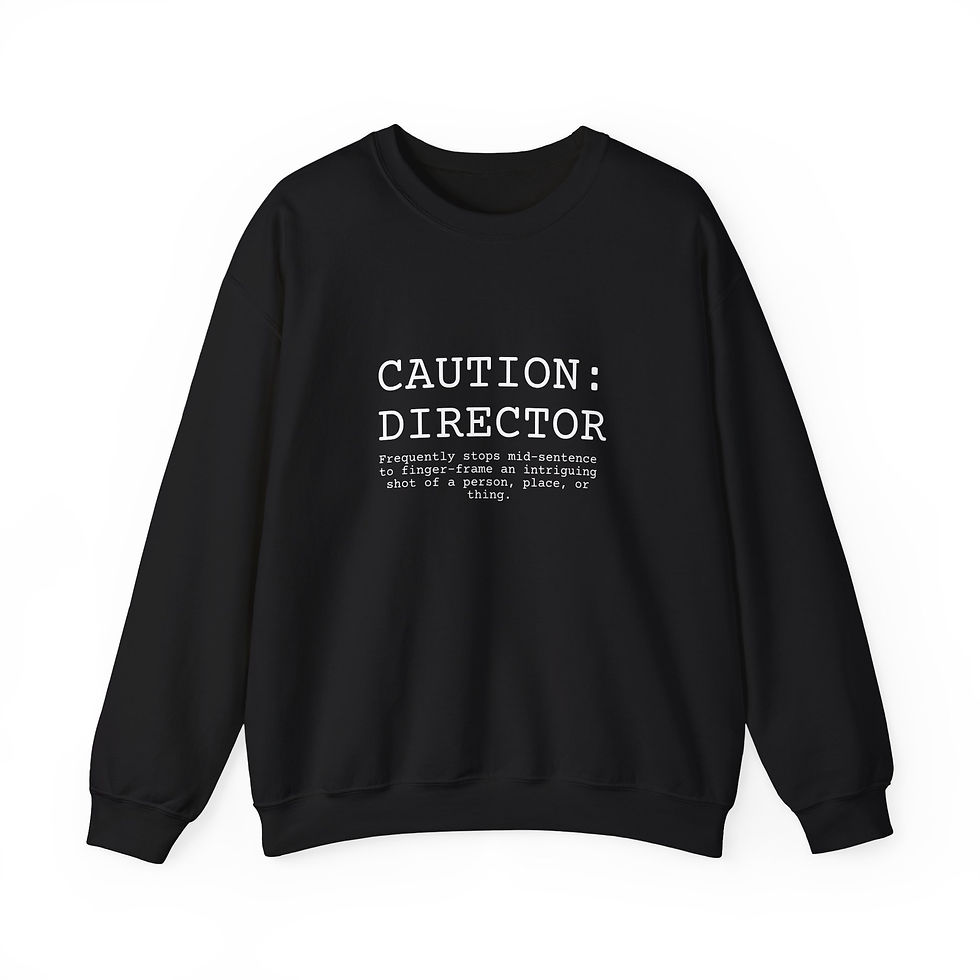 Thumbnail: Caution Director Sweatshirt, Film Director Shirt, Unique, Funny Shirt, Film 