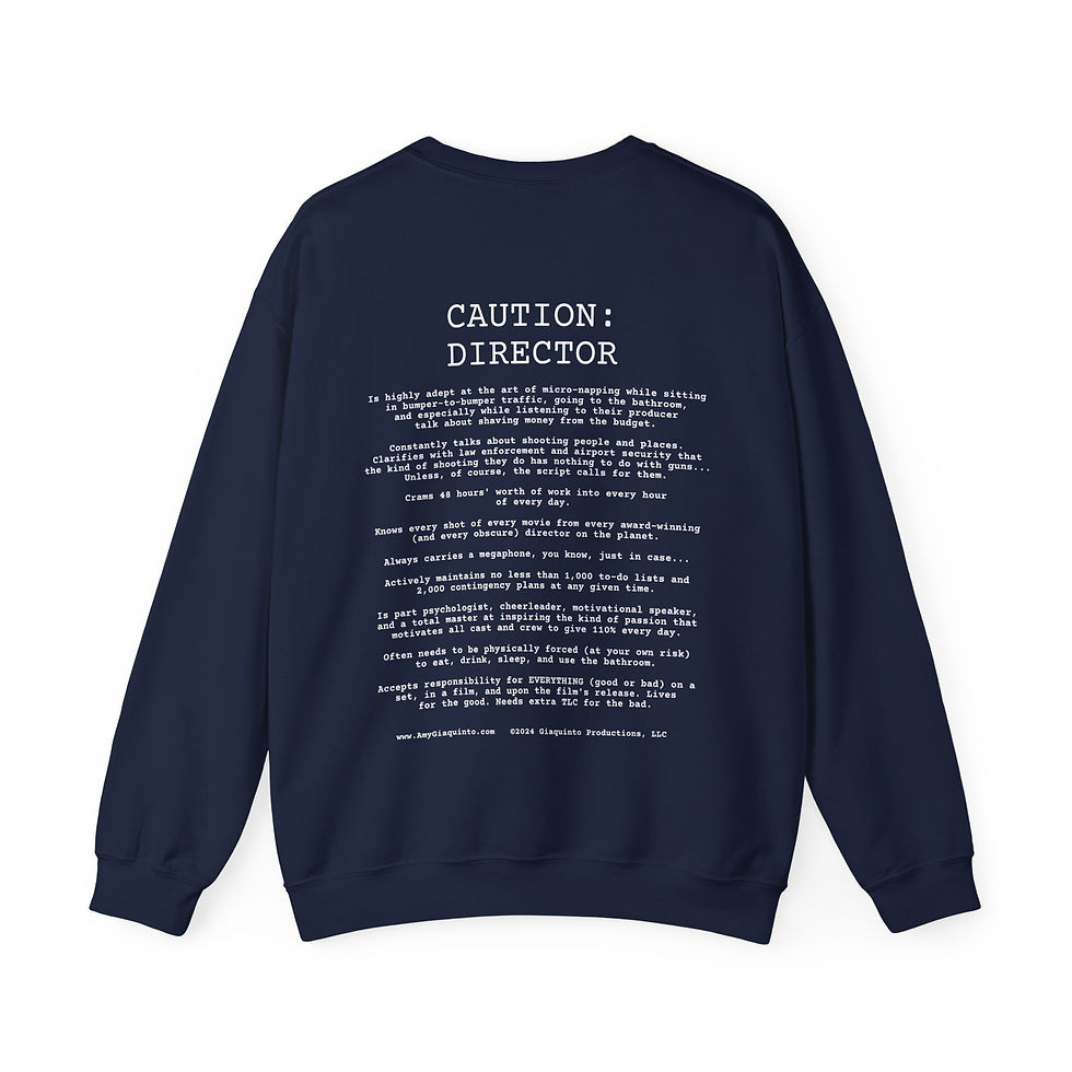 Thumbnail: Caution Director Sweatshirt, Film Director Shirt, Unique, Funny Shirt, Film 