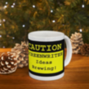 Screenwriter Coffee Mug – Gift for Writers & Filmmakers by Amy Giaquinto