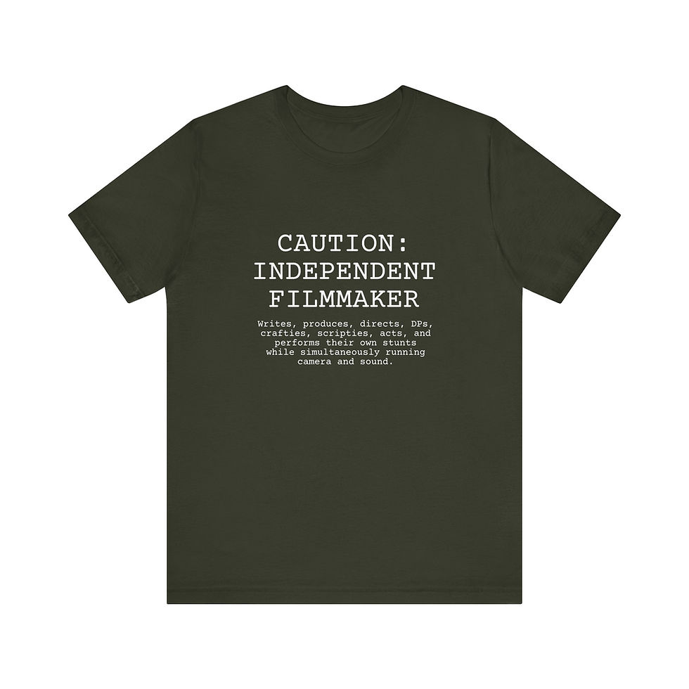 Thumbnail: Caution Independent Filmmaker Short Sleeve Tee