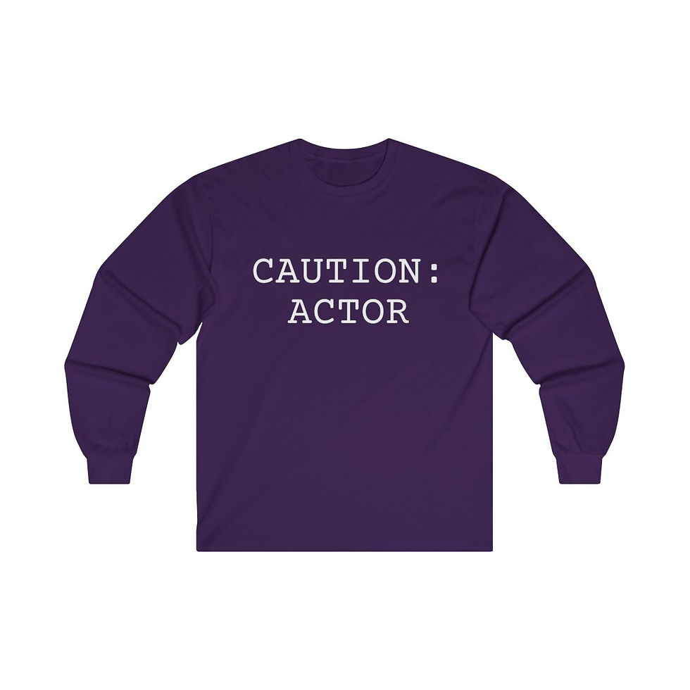 Thumbnail: Caution Actor Long Sleeve Tee