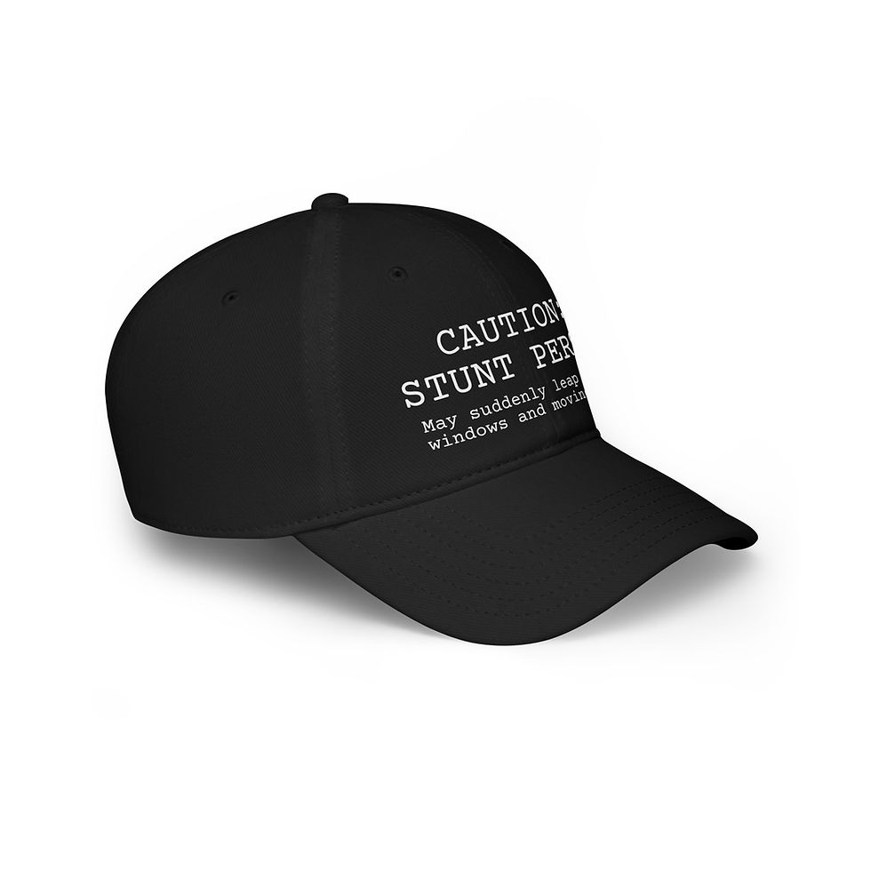 Thumbnail: Caution Stunt Person Baseball Cap