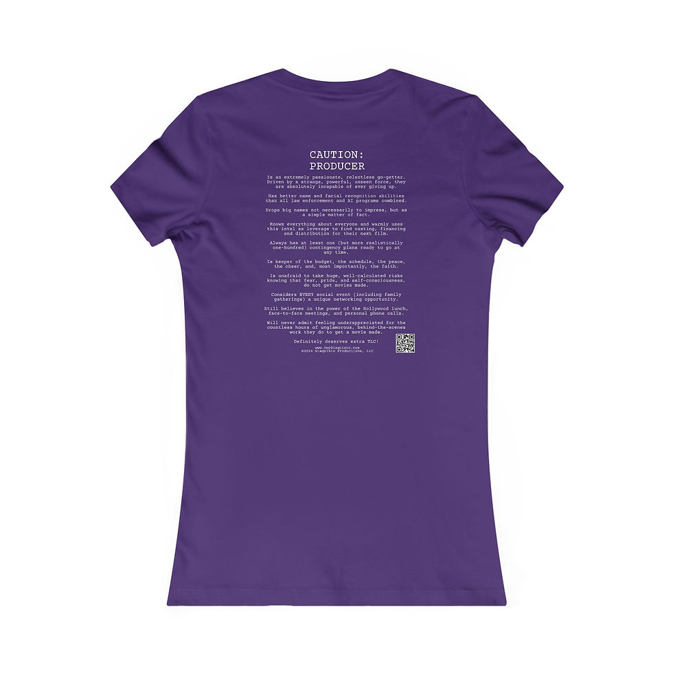 Thumbnail: Caution Producer Women's Scoop Neck Tee