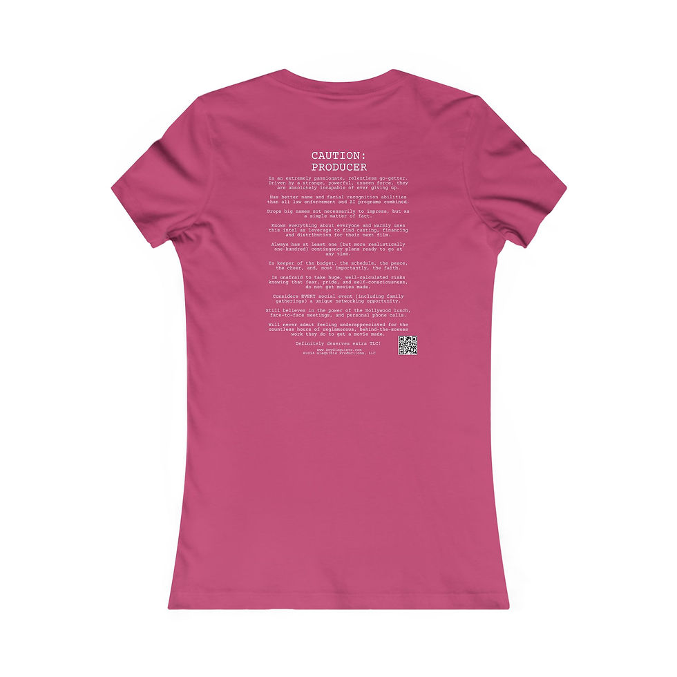 Thumbnail: Caution Producer Women's Scoop Neck Tee