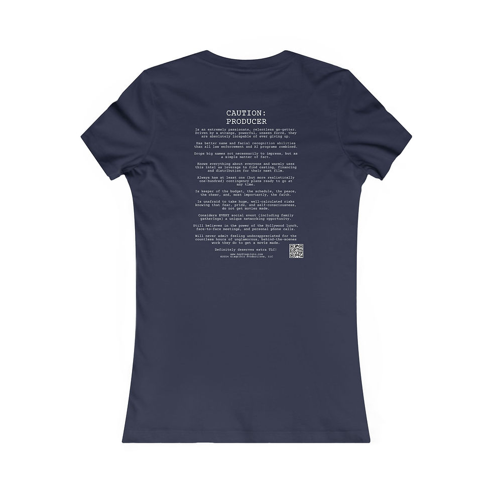 Thumbnail: Caution Producer Women's Scoop Neck Tee