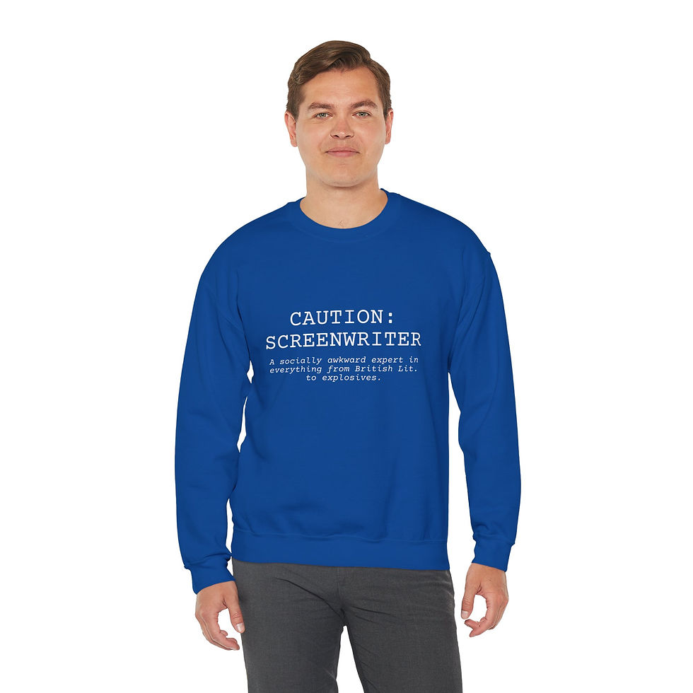 Thumbnail: Screenwriter Sweatshirt – Cozy Unisex Crewneck for Writers & Film Lovers