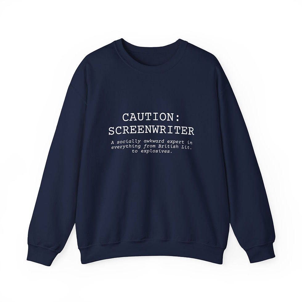 Thumbnail: Screenwriter Sweatshirt – Cozy Unisex Crewneck for Writers & Film Lovers