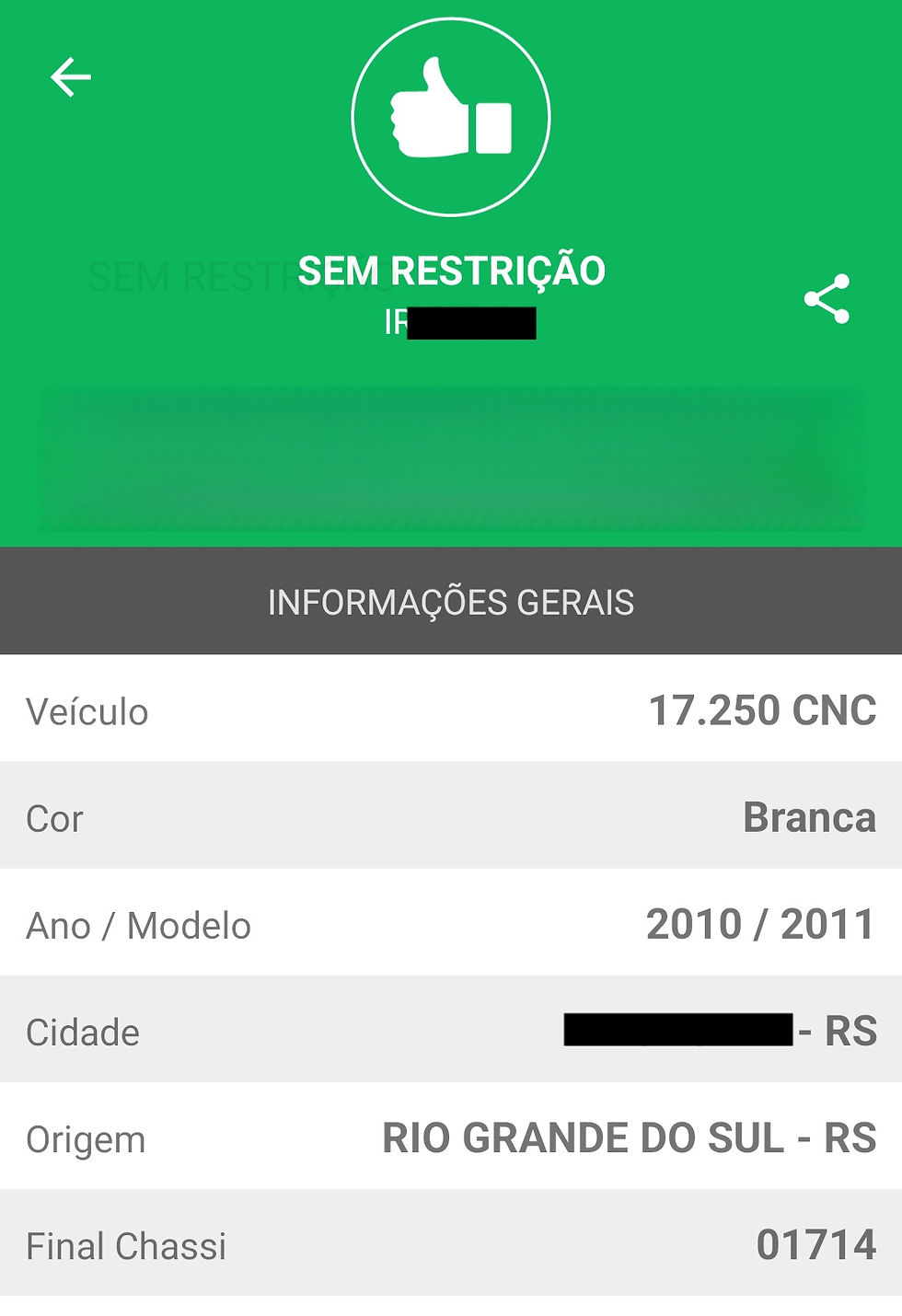 Miniatura: CAMINHÃO CAÇAMBA VOLKSWAGEN 17.250, Ano 2011