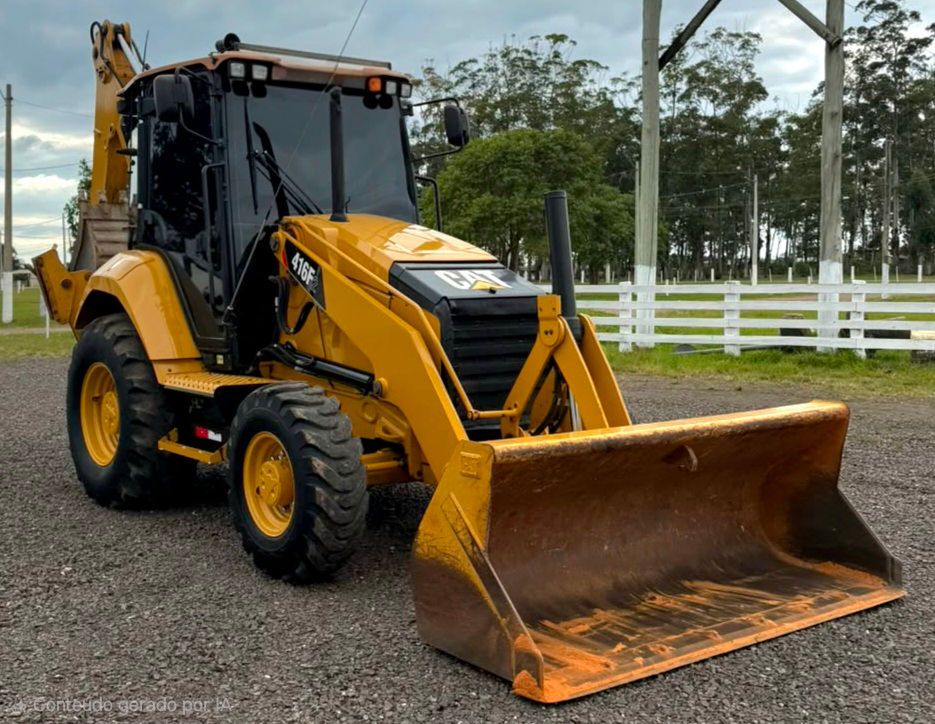 Miniatura: RETROESCAVADEIRA CATERPILLAR 416F2 4X4,  Ano 2020 - EMPLACADA 