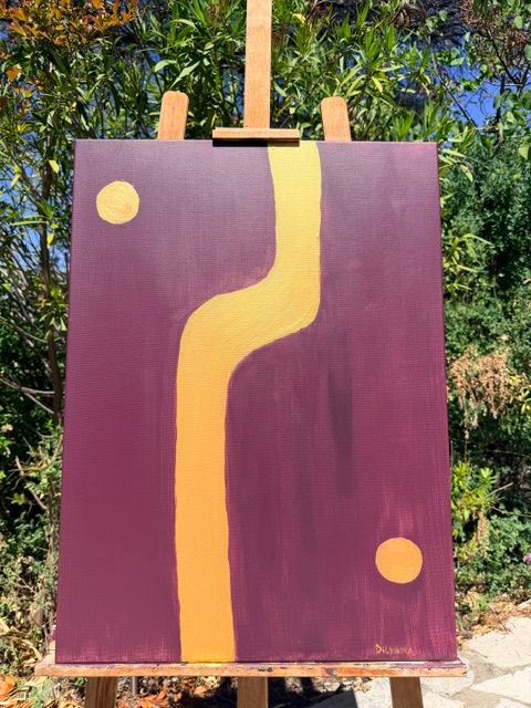 Explore the captivating connection between INN and YANN through Dilyana’s original abstract and portrait paintings at artdily