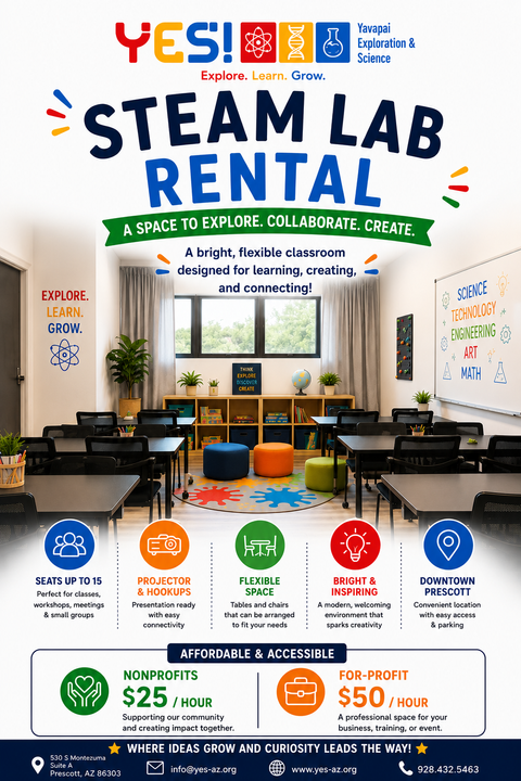 STEAM Lab Rental Flyer