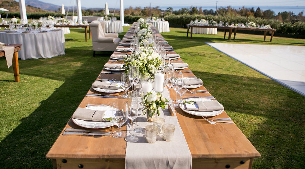 Tablescape & Where Family Style was Served