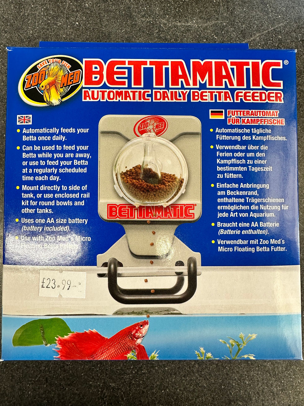 Thumbnail: Betta holiday automatic feeder. 
