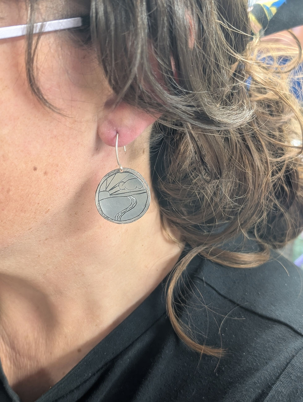 Thumbnail: Flinthills Aircraft Aluminum Earrings