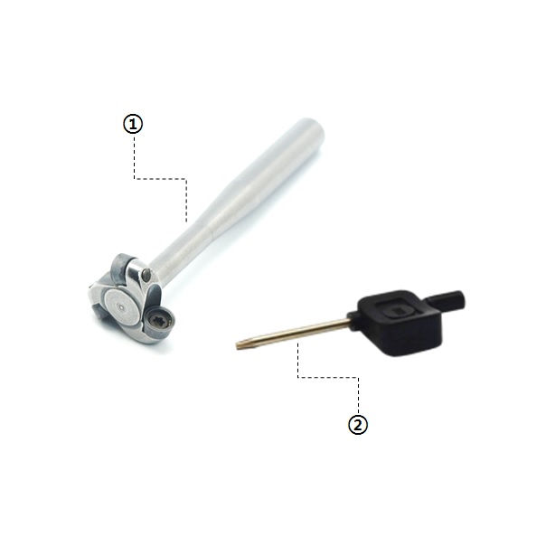 Thumbnail: Manpa Mini Carving Bits -SCR Round 6mm shank