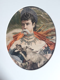 2023 La princesse sait y faire 23X29 cm Papier presse XIX siecle 0501_110648