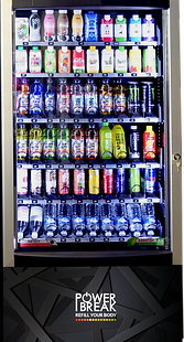 DISTRIBUTEUR AUTOMATIQUE SNACKS PROTÉINÉS & BOISSONS ÉNERGISANTES salles de sport et de fitness