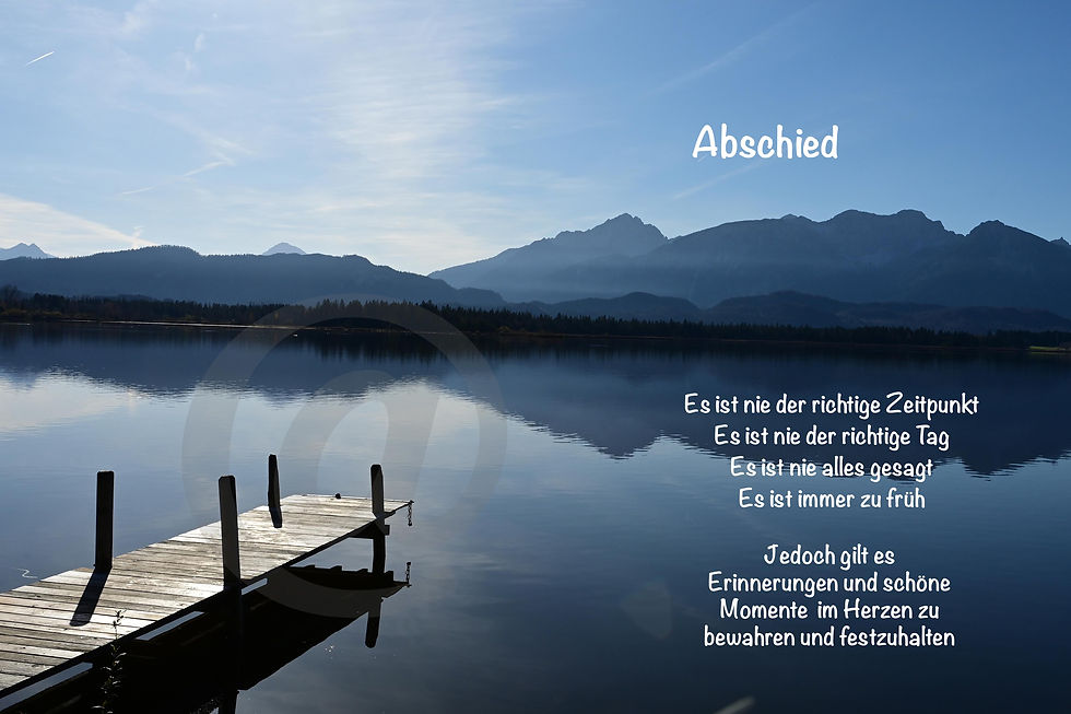 Miniaturbild: Kondolenzkarte Foto und Spruch