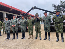 Visita anual del Comando y Plana Mayor del Grupo Honorífico "Panupali" a las unidades del Arma de Caballería Blindada