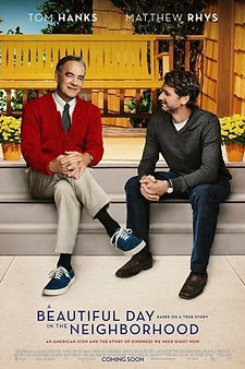 A Beautiful Day in the Neighborhood (2019) true story movie about Mister Rogers interview, film poster