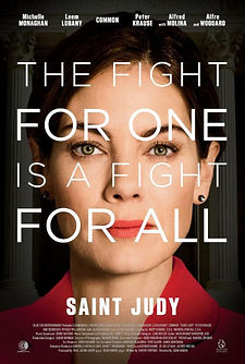 Saint Judy (2018) law movie based on a true story about immigration lawyer Judy Wood, movie poster